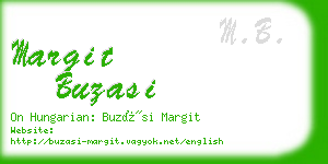 margit buzasi business card